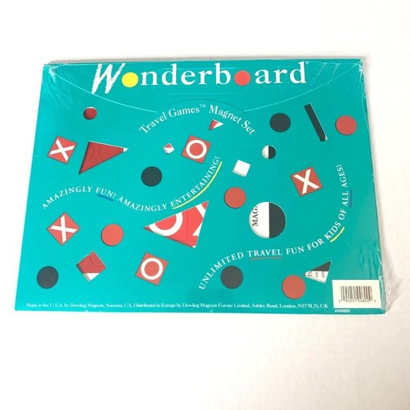 Vintage 90’s Wonder Board Magnet Travel Game Set New Deadstock - Picture 2 of 6